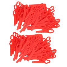 200 Stücke Schaukel Kunststoff Klinge Anhänger für Dkgt06 20 V Lithium 1500 Mah Schnurlose Rasentrimmer Garten Trimmer A
