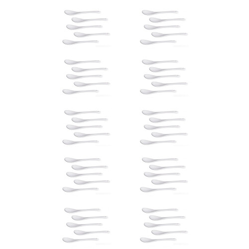 Set of 50 Ceramic Spoon Teaspoon Spoon Jam Honey