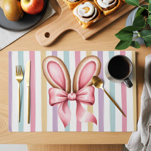 13x19 in Polyester Placemats Set of 6 1