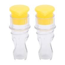 Exprimidor de cítricos que ahorra esfuerzo, juego de 2 piezas, portátil, para limón y lima, manual, PP ABS