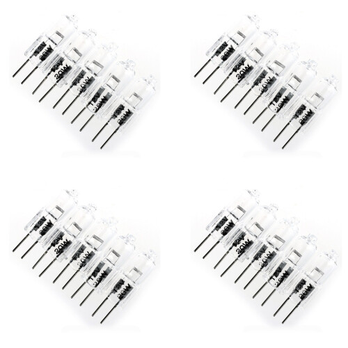 20 x G4 20W 12V Clear Halogen Capsule Lamp Light Bulbs