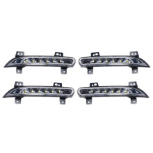 2 Paar Auto LED DRL Nebel Licht Scheinwerfer für Fluence 2014+ Auto Fahren Lampe TagsüBer Fahren Licht StoßStange Lampe
