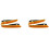 2X Pair Front Bumper Side  Light Turn Signal Lamp for   W211 E-Class E320 E350 E550 E63 2007-2009 1