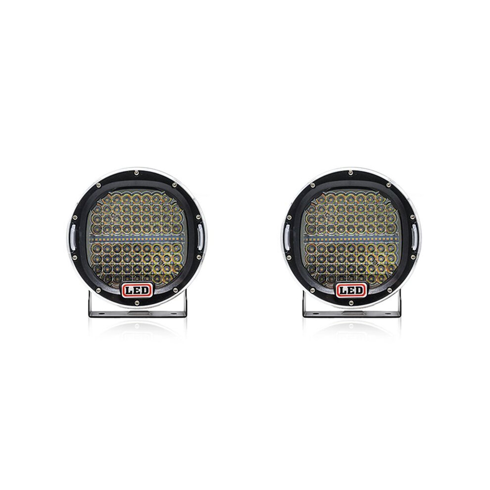 2Pcs 7 Inch 300W Offroad Led Work Bar +, Round Spot Car Work Lamp For Truck 4Wd 4X4 Atv Utv Suv Light/White/Amber 6032462130456