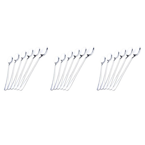 18Pcs Langstiel Edelstahl Tee KaffeelöFfel Eis Besteck