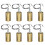 8X E14 Douille de Lampe de Douille de Lampe Socket Adapter Plafonnier Holder Support Quantite: 1X 1