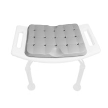 KMINA Shower Cushion 13.7"x10.6"" (35x27 cm), Waterproof Foam Bath Seat Cushion, Kneeling Pads for Gardening, Patented - Made in Europe