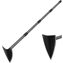 Hoe Garden Tool, 182cm Heavy Duty Triangle Hoe with Long Handle for Gardening Weeding Digging Loosening Edging Cultivating
