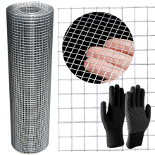 OUKMAO Rodent Mesh Rodent Proofing Wire Metal Mesh, Galvanised Wire Mesh Roll,Welded Mesh Panels. Stop Rat, Mouse, Squirrel & Bird Access Internal &