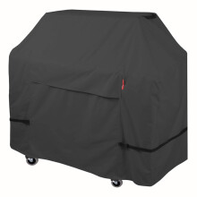 Porch Shield 50W x 24D x 46H inch Premium Gas Grill Cover Up to 48 inch - Waterproof 600D BBQ Covers for Weber, Brinkmann, Char-Broil and More, Black
