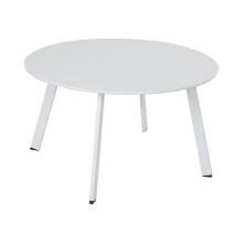 Grand patio Coffee Table Side Table Round End Table for Outdoor 70CM X 70 CM Lightweight Beside Table for Garden Terrace Living Room Office Outdoor