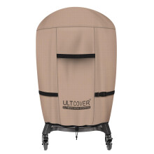 ULTCOVER Waterproof Outdoor BBQ Cover for Kamado Joe, Big Green Egg, Char-Griller, Char-Broil and Other Round Smokers Up to 30" x 45" (Dia. x H), 18"