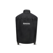 UPFETIA Heavy Duty Waterproof Big Green Egg Cover, Black, 35.5" Dia x 48" H, Fits 26" Grill with Fold Down Side Tables