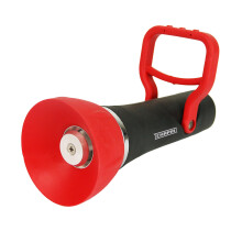 Chapin 4697: Industrial High Flow Firefighter Style Garden Hose Nozzle, Classic Fireman Style Grip Nozzle with Threaded Garden Hose Connection,