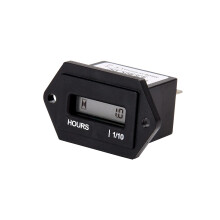 HonorMeet Digital AC Hours Counter, Applicable to 90V 110V 120V 220V 230V,Total Hours Logging,Data Storage for Garden Tractor Generator Go-kart