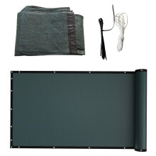 NkHui Balcony Privacy Screen,150g/m? Privacy Netting, Weatherproof HDPE Privacy Protector Balcony Cover for Small Swimming Pools Gardens Backyard Deck