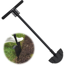 FLY HAWK Lawn Edger, 93cm Manual Grass Edging Tool Garden Border Cutter Edge with Professional Sharp Half Moon for for Patio, Flower Beds &