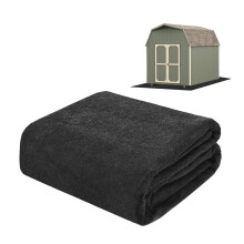 M METERXITY Outdoor Storage Shed Mat, 4x7 FT Waterproof Small Shed Flooring Mat for Patio Furniture Floor Protecting from Wear/Liquid/Dust/Oil,