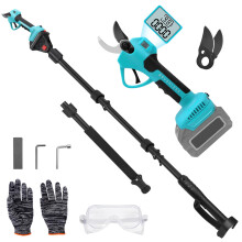 panthem 2-in-1 Cordless Electric Pruning Shears with Pole for Makita 18V, 13.7Ft Reach, 1.6?? Cutting Diameter Garden Brushless Battery Pruner