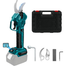 Electric Pruning Shears Cordless for Makita 18V, Electric Secateurs Max Opening 65mm, 4 Gears Cordless Pruning Shears, LCD Display Battery Secateurs,