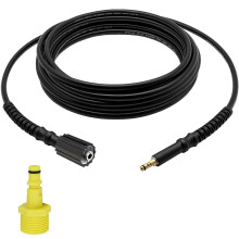 19.6Ft/6M High Pressure Washer Hose with Quick Connect Adapter - Replacement Hose for K?rcher K Series Washers K2, K3, K4, K5, K7, Bayonet to M22-14mm