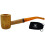 GERMANUS Original Corncob Pipe - Classic, Bent, Sailor incl. Pipebag 1