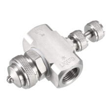 sourcing map Air Atomizing Nozzle, 1/4BSPT Misting Low Pressure Siphon Fan-Shape Spray Tip