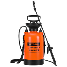 VIVOSUN 5L Pump Pressure Sprayer, Pressurized Lawn & Garden Water Spray Bottle with Adjustable Shoulder Strap, for Spraying Plants, Garden Watering