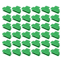 PATIKIL Greenhouse Clamps, 50 Pack Garden Film Row Cover Clips for 16mm Pipe Gardening Hoop Plant Cover Support Netting Tunnel Shade Cloth, Green