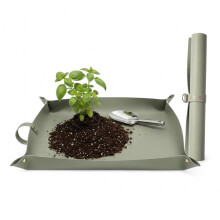 Livlig53 LIVLIG Repotting Mat, 70 x 45 cm, Water-Repellent Faux Leather Plant Mat, Work Mat for Planting Work, Plant Mat as Plant Accessories, Green