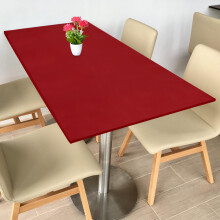 sourcing map Fitted Tablecloth Fit 4ft Rectangle Table, Polyester Washable Spandex Stretch Table Cover with Elastic Edge for Picnic Camping Patio