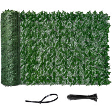 Vinclus Artificial Ivy Green Leaf Hedge Privacy Protection,Garden Fence Screening,Outdoor and Indoor Home Balcony Wall Decoration,Trellis Leaves Panel