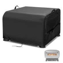 Kingling BBQ Cover - Small Outdoor Barbecue Covers Fits for Ninja Artisan Electric Outdoor Pizza Oven, Waterproof, Dustproof Outback BBQ Cover (Cover