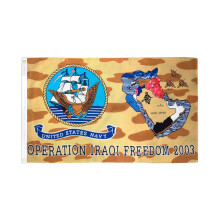 AZ FLAG - Us Operation Iraqi Freedom Navy Flag - 3x5 Ft - 100D Polyester United States Banner with Two Metal Grommets - Fade Resistant - Vivid Colors