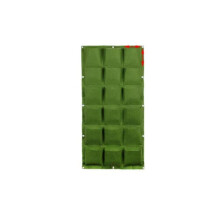 VOANZO Green Garden Vertical Planter Multi Pocket Wall Mount Living Growing Bag Felt Indoor/Outdoor Herb Pot - 18 Pockets (50 X 100H)