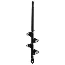 SEIWEI Auger Drill Digger Bit, Heavy Duty Garden Spiral Auger Drill Bit, Garden Hole Digger Auger for Planting Bulbs Seedlings, Solid Core Shaft
