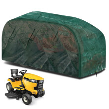 RICHIE Riding Lawn Mower Cover, Outdoor Garden Lawn Tractor Cover Waterproof with Adjustable Hem Cord, Windproof, Anti-UV (183 x 137 x 117cm, L x W x