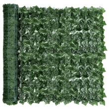 REOVE Artificial Ivy Privacy Fence Screen, Artificial Hedge Fence Green Leaf Ivy Screen Plant Wall Fake Grass Decorative Backdrop for Privacy