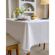 Fusehngre 51"x 94.5" Waterproof Rectangle Tablecloth Oil Spill Proof Wrinkle Resistant Table Cover Cotton 6-8 seats Table Cloth for Dining, Kitchen,
