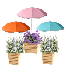 Lyreh 3pcs Plant Umbrellas for Outdoor Plants, 3 Color Diameter 23.62in Garden Plant Umbrella for Providing Shade Cover to ?Defend Patio Flowers