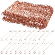 ANBEEISS 250 Pcs Rebar Reinforcing Mesh Loop Ties, 1mm x 160mm/6.3" Double Loop Twist Reinforcing Bar Wire Ties, Heavy Duty Steel Rebar Tie Wire for
