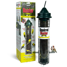 Squirrel proof Bird Feeder for Niger Seeds - Jacobi Jayne? Squirrel Buster? Finch ? Pigeon Proof Bird Feeder for Wild Birds ? Easy Clean Bird Feeders