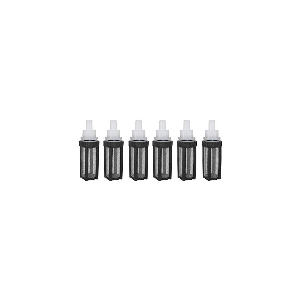 Topincn 6Pcs Micro Pump Filter, Pond Filter Pumps Filter Water Inlet Frame Irrigation Clean 8Mm Stainless Steel Net Hose Accessories 5051224431878