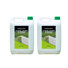 Garden Xpert Algae, Lichen & Mould Cleaner | 5 litre (2 Pack) | Suitable for Patios, Natural Stone, Paving Slabs, Paths & Roofs| Lasting Protection |