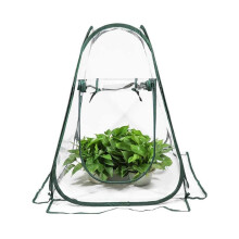 WAIZHIUA Mini Greenhouse Portable PVC Pop Up Grow Tent Greenhouse Gardening Plant Cover Indoor Outdoor Grow House with 4pcs Stakes for Garden Backyard