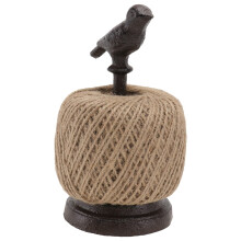 VILLCASE Decorative Home Accessories Cast Iron Garden Twine Holder, Jute Twine String & Rope Rack, Vintage Spool for Rope Home Practical Adornment,