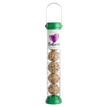 Bird Feeders For Small Birds - Jacobi Jayne? Bird Lovers? Medium Fat Ball Feeder - Hanging Bird Feeder Holds Up To 6 Suet Balls. Easy Clean Feeder
