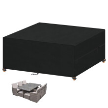 VANSHEIM Garden Furniture Covers Waterproof Outdoor Furniture Covers for Outside Table Cover for Garden Furniture Cover Outdoor Furniture Set Covers