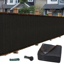 JAIHOEY Privacy Netting Garden 2 x 10m | 90% HDPE Outdoor Shading Net | UV & Tear Resistant | Durable Privacy Fence Screening with Cable & String for