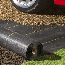1m x 10m Pro-Tec Gold-Line 125gsm EXTRA Heavy Duty Weed Control Membrane Garden Weed Barrier Fabric Ground Cover For Landscaping Gravel Paths